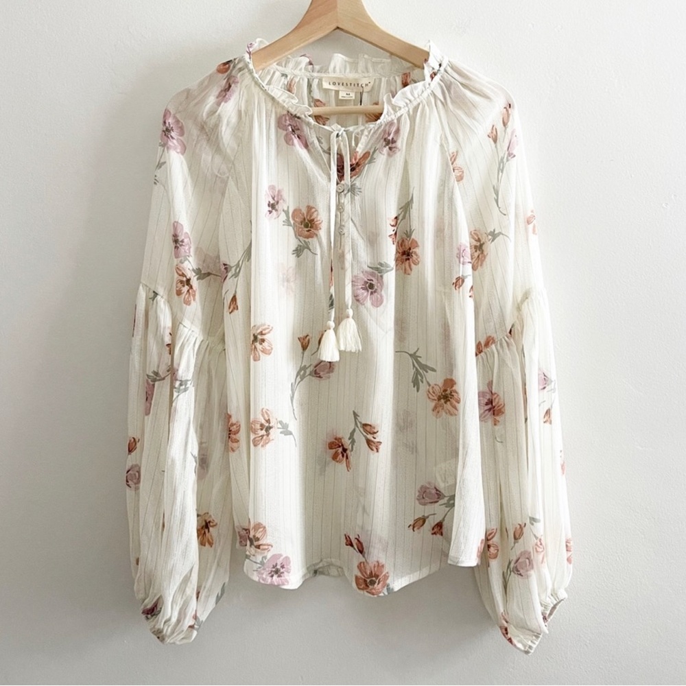 Love stitch blouse size large - Picture 1 of 1